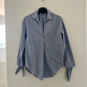 Long Sleeve Collar Blouse